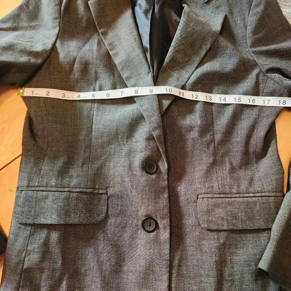 Geoffrey Beene stretch Sport womans blazer gray size 10 - Picture 8 of 8